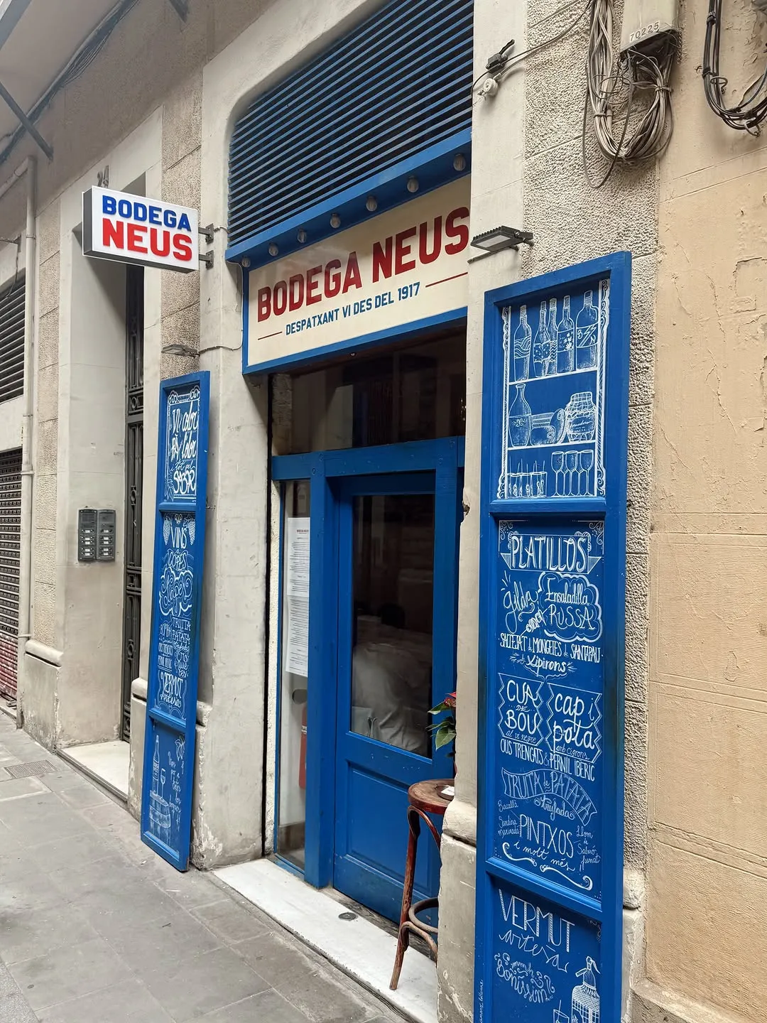 La bodega al carrer de Benet Mercadé